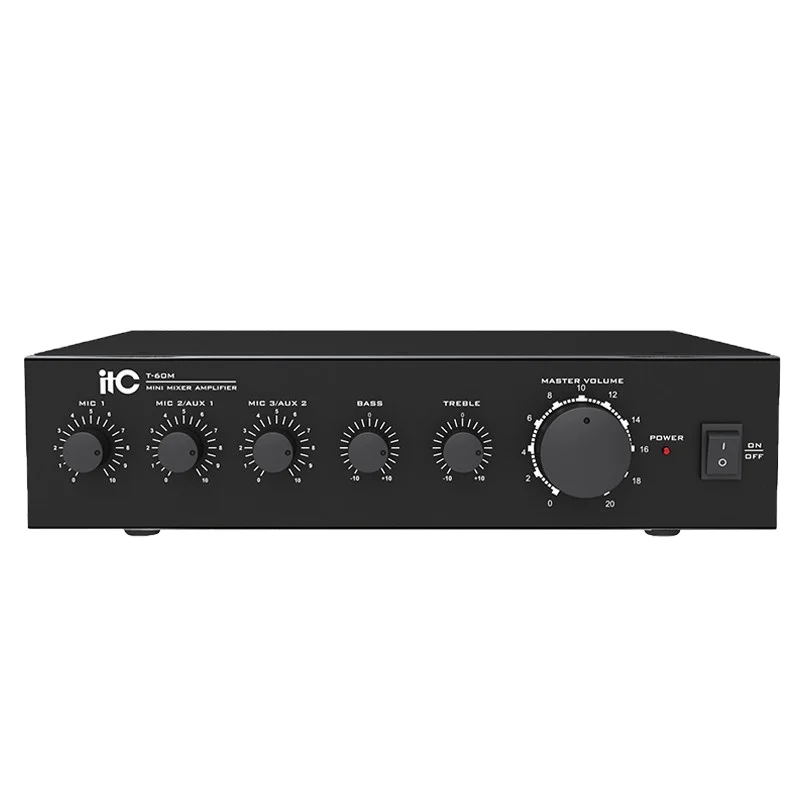 

35W Phone Jack MIC Input pa mini power mixer amplifier