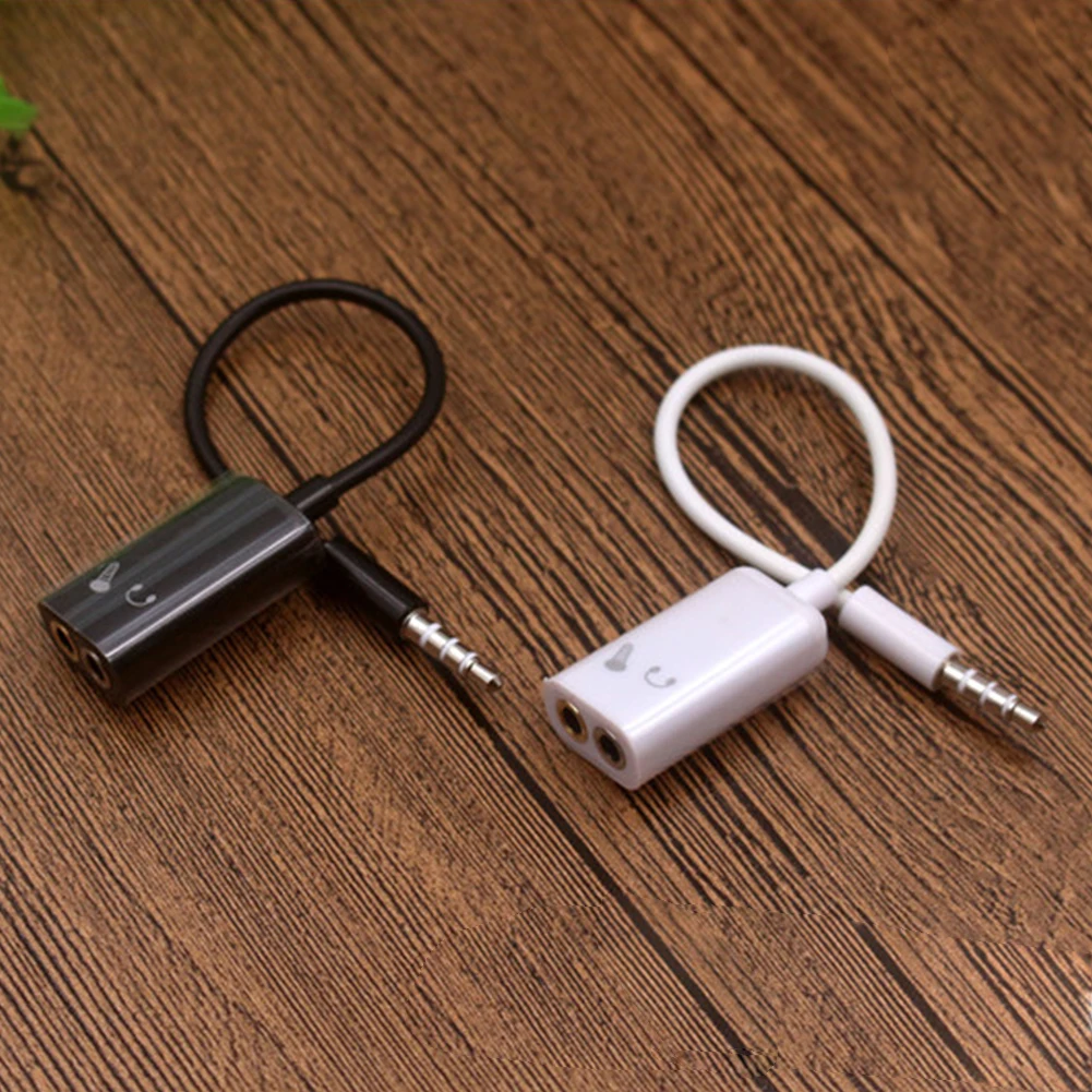 Сплиттер подключения ПК Прочный аудио кабель портативный 3 5 мм наушники микрофон
