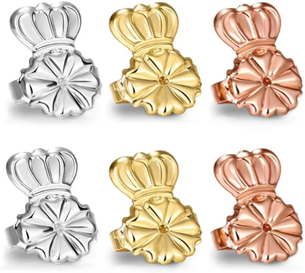 Висячие серьги 3 пары регулируемая серьга подъемы (2 стерлингового серебра и 1