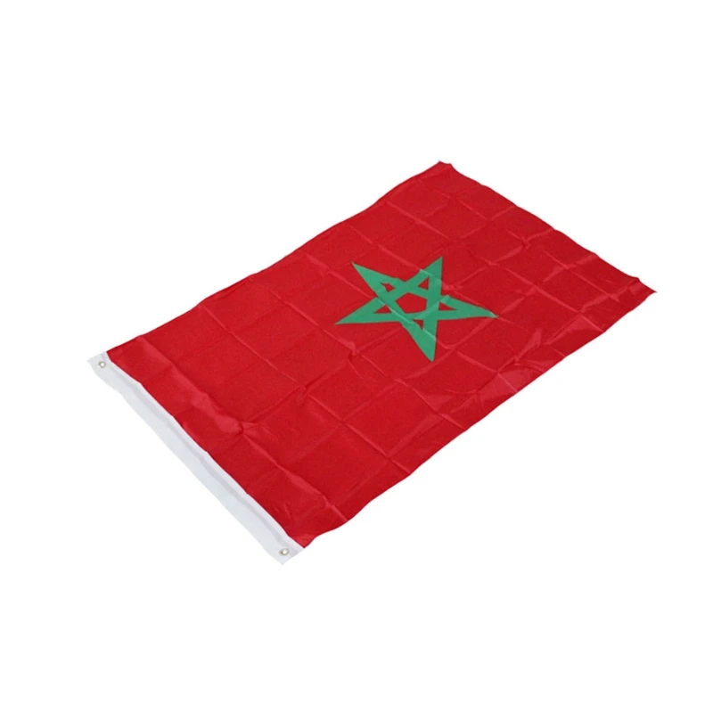 

Hot 90*150cm Morocco Flag Banner Hanging Moroccan Indoor Outdoor Home Decoration