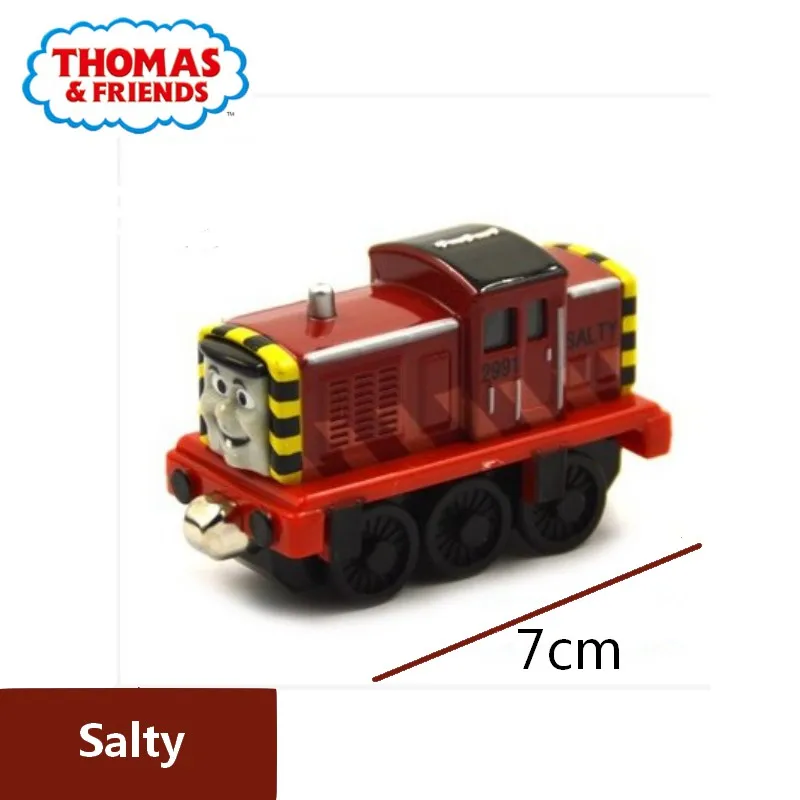 Salty Оригинальные Томас и друзья, новая модель поезда, металлическая пластиковая магнитная дорожка, железнодорожный вагон, семейные игры, игрушка для мальчика, подарок на день рождения - Цвет: Salty