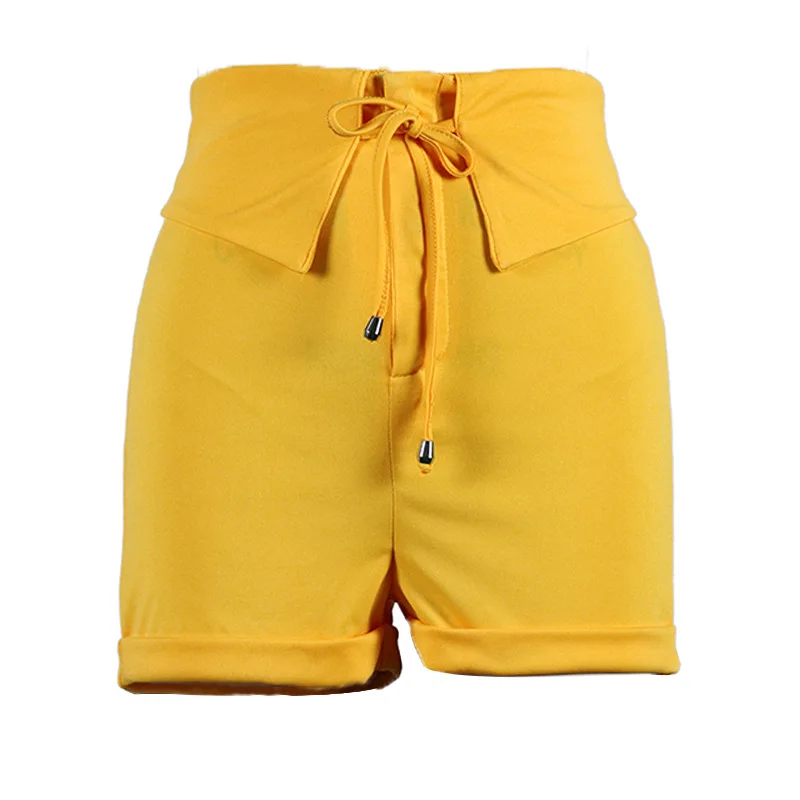 

Elegant Sexy Women Summer Shorts Stylish High Waist Shorts Belt Short Solid Ladies Womens Fashion Booty High Waist Short