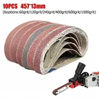 10 шт., шлифовальные ленты, 457x13 мм