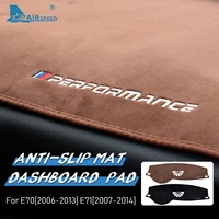 airspeed for bmw x5 e70 x6 e71 accessories flannel car anti slip anti uv mat dashboard cover pad dashmat carpet interior trim
