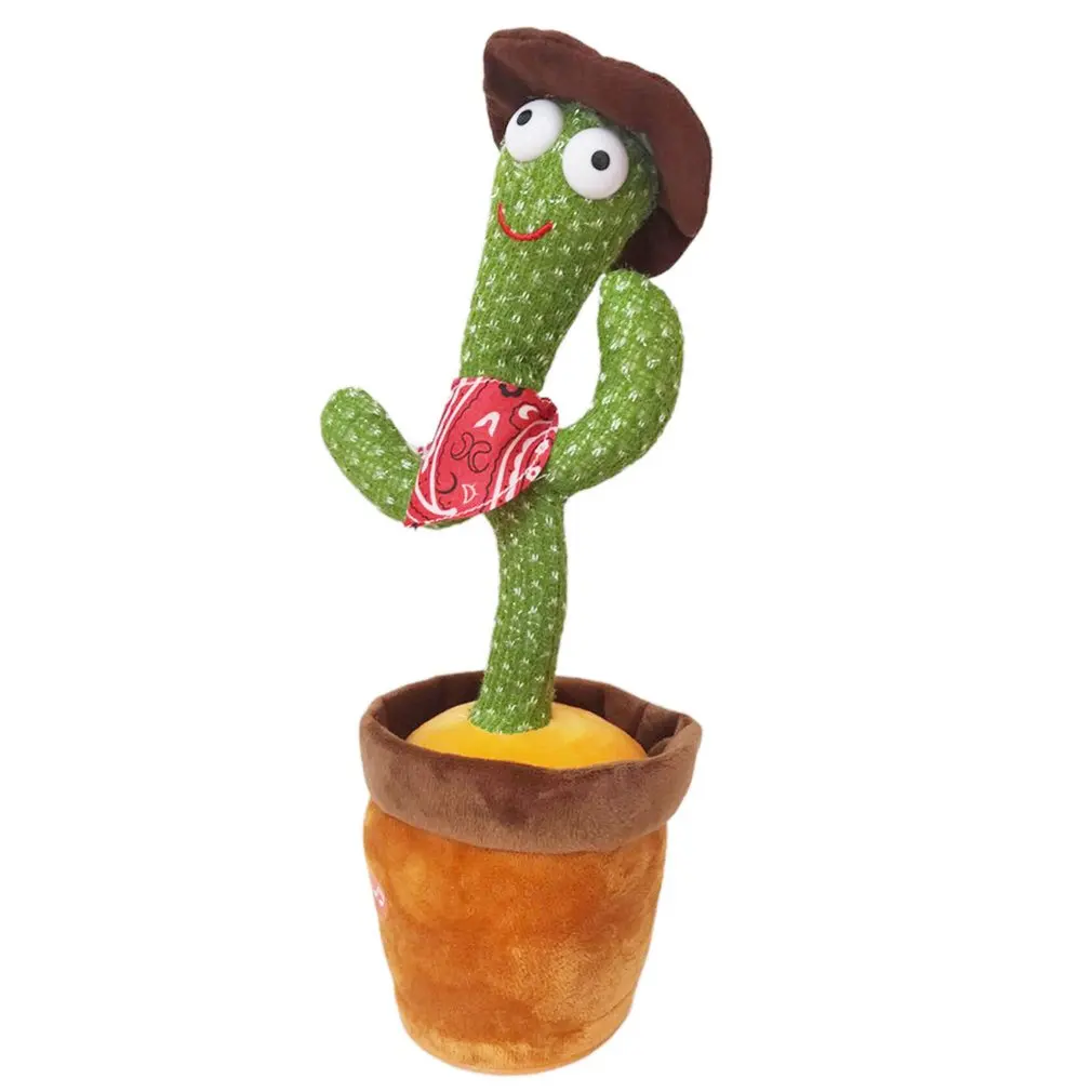 

Милый Забавный Электрический скручивающийся электронный танцующий очаровательный кактус игрушка детский подарок танцующий кактус плюшев...