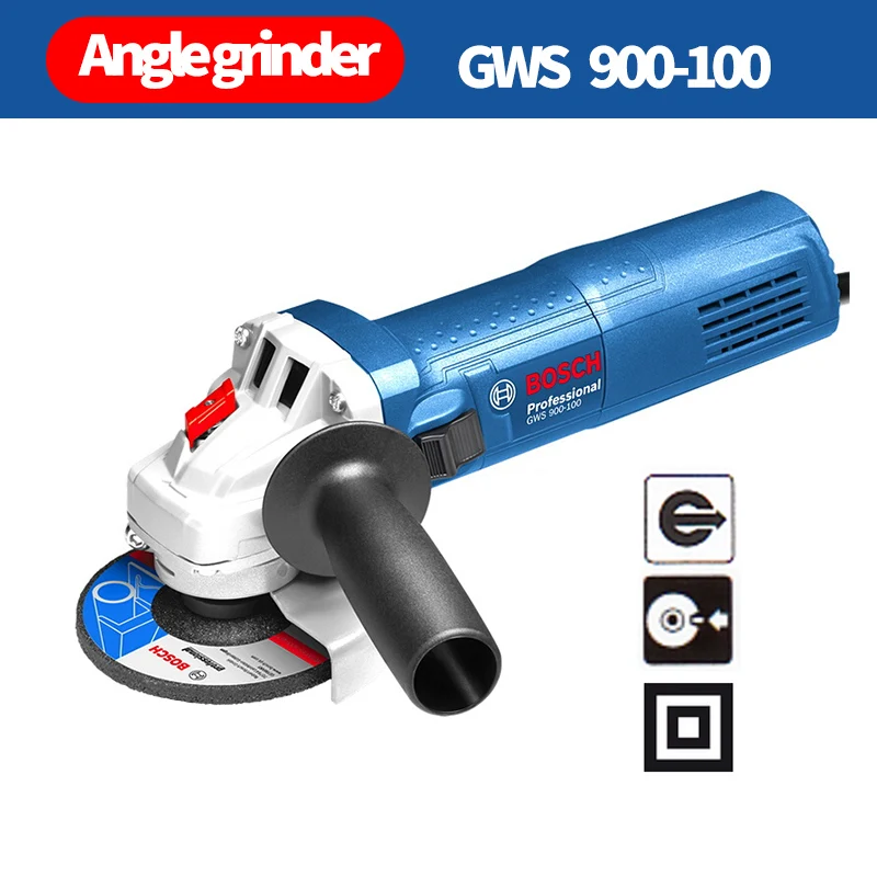 GWS 900-100 Bosch GWS Series Angle Grinder Metal Cutting Polishing Machine Upgrade New Metal Polishing Machine - Цвет: GWS 900-100