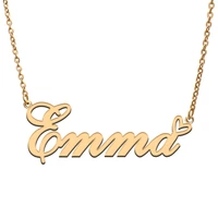 emma name tag necklace personalized pendant jewelry gifts for mom daughter girl friend birthday christmas party present