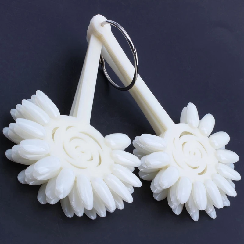 120 Pcs UV False Nail Art Design Tips Display Practice Wheel &amp 1 Wooden Hair Comb Natural Comb(Flower-Wide Tooth) | Красота и