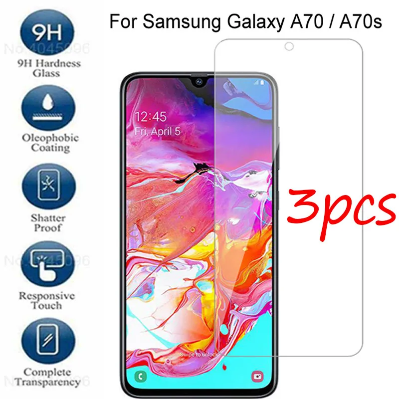 3 шт закаленное стекло для Samsung Galaxy A70 s Защитное экрана a70 70 A A70s безопасное 6 7'' |