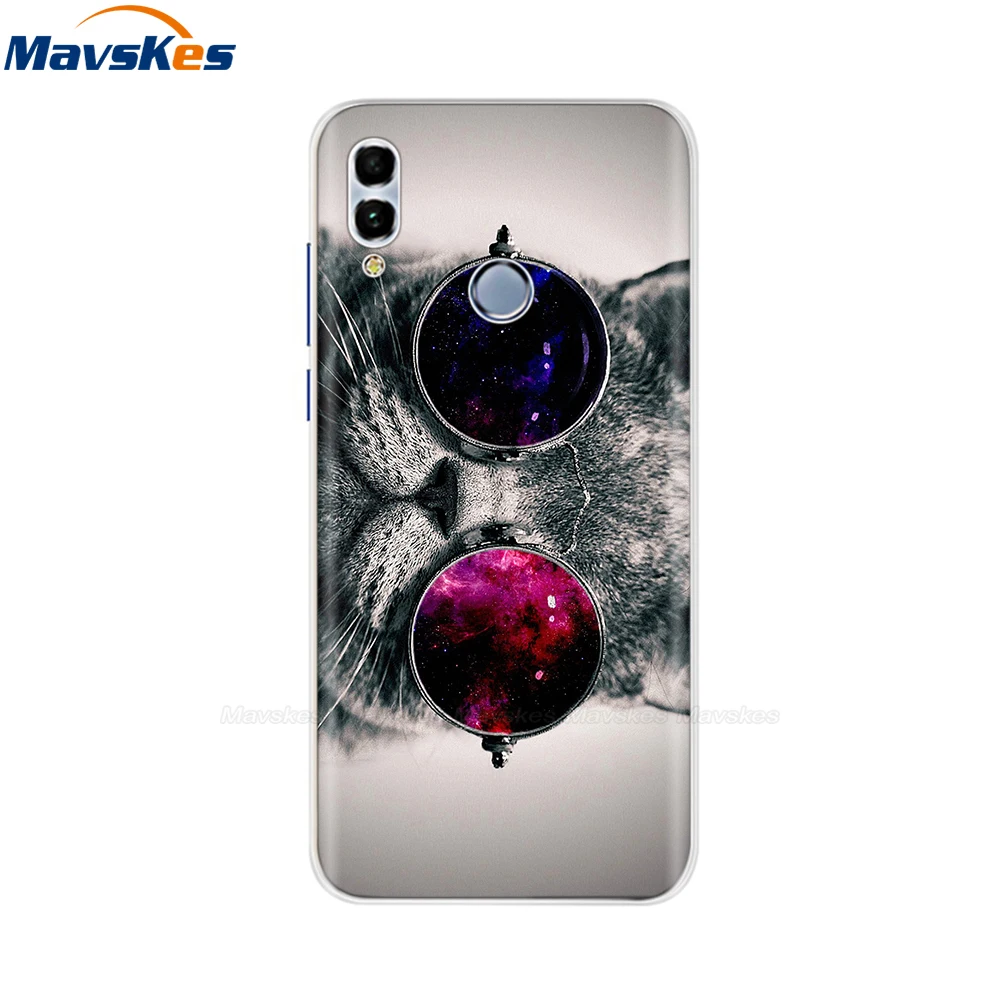 19 Huawei Honor 10 Lite чехол мягкий силиконовый милый ТПУ задняя крышка для Fundas huawei P Smart /Honor 10 удобный телефонный футляр сумки - Цвет: 19