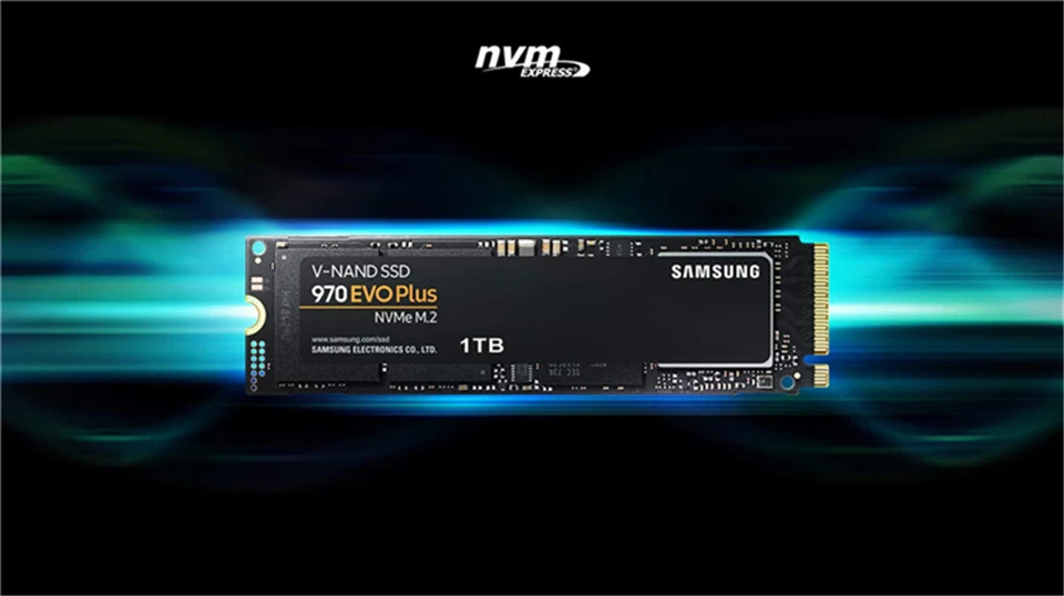 Samsung 970 EVO Plus 250 ГБ 500 ГБ 1 ТБ M.2 SSD NVMe M.2 2280 Внутренний твердотельный жесткий диск SSD PCIe 3,0x4, NVMe 1,3 SSD