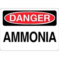 danger ammonia metal tin signs for home bar garage fence yard office sign