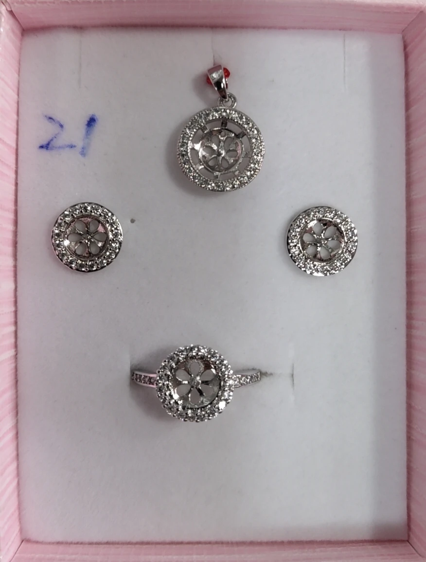 Комплект кулонов и серег Ювелирная фурнитура для женщин девушек комплекты