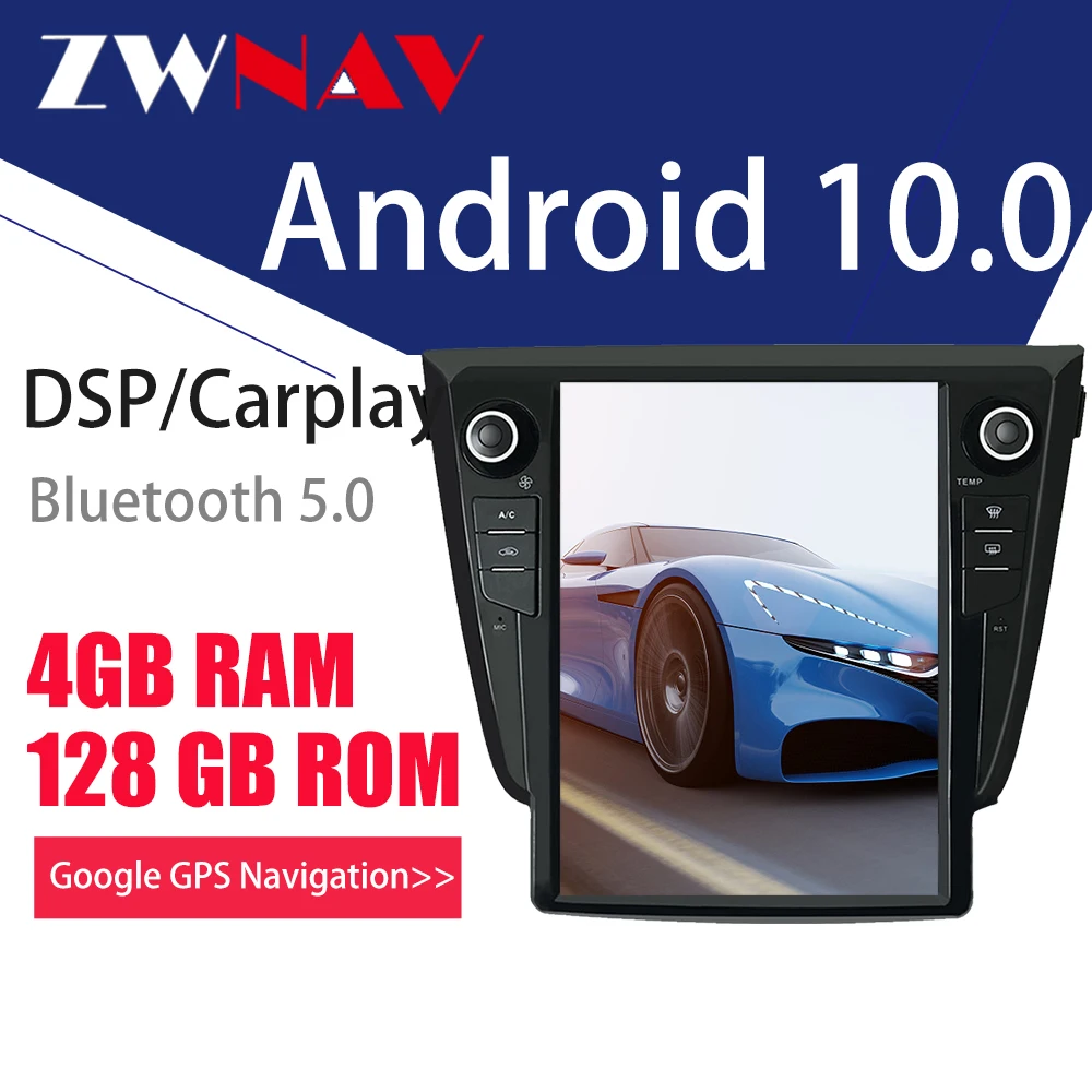 

Tesla screen Android 10 Car Multimedia Player For Nissan X-TRAIL 2014-2016 car GPS Navi Auto video audio radio stereo head unit