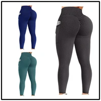 women yoga pants high waisted put hip slim solid jacquard seamless leggings yoga sport home pants gym cardio training tights