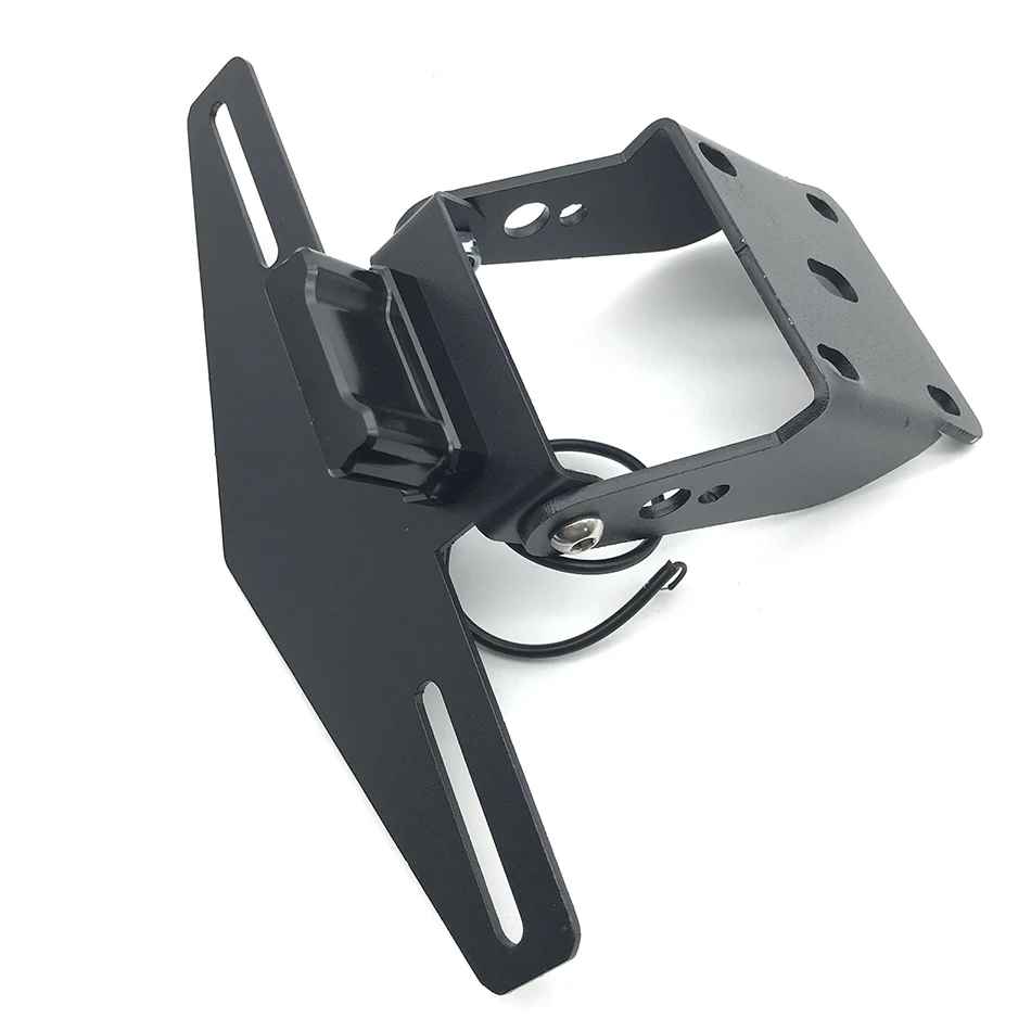 Мотоцикл номерной знак рамка Кронштейн с светодиодный светильник для KTM Duke 125 200 250