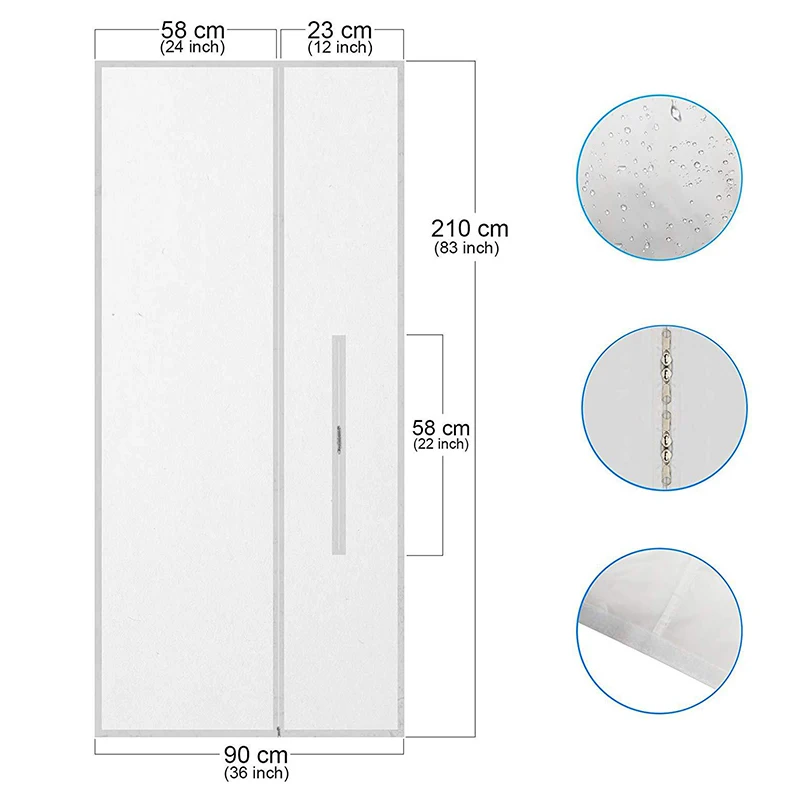 Мобильный кондиционер раздвижная дверь уплотнительная ткань воздушный замок