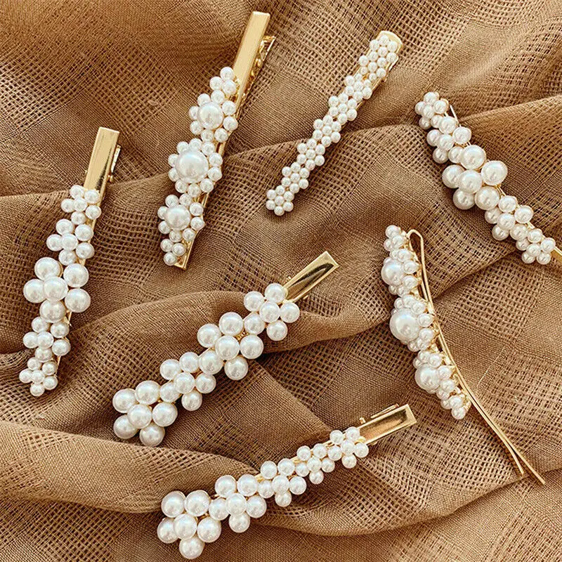 3 шт. Элегантная Модная заколка для волос с жемчужинами аксессуары |