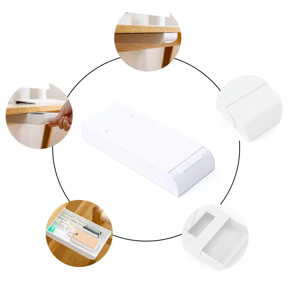 Скрытый столик коробка для хранения пластиковый стол органайзер ручка заметок