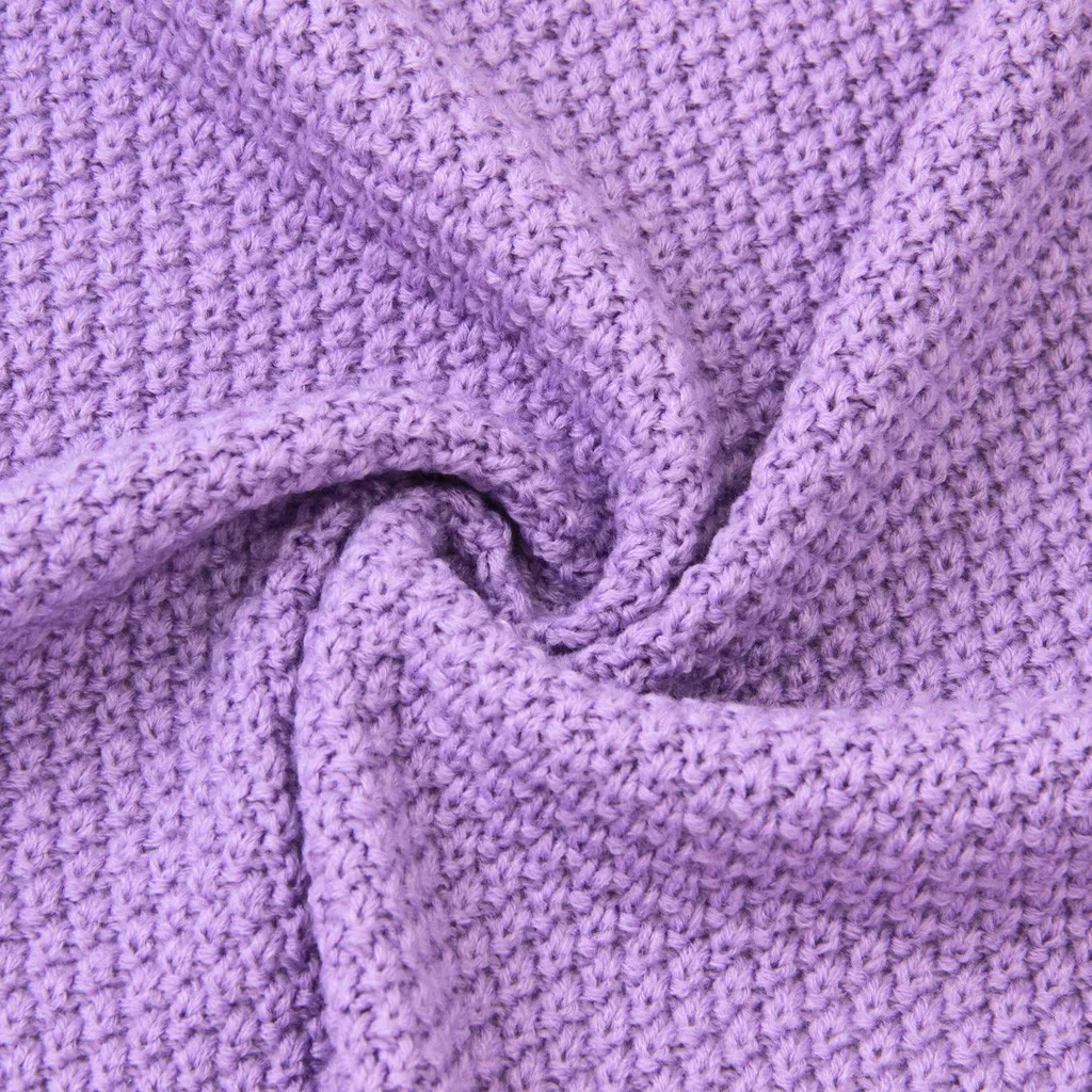 1Pc Muslin Baby Knitted Soft Newborn Blankets Swaddle Wrap Stroller Infant sleepsack Bedding Quilt Play Mat#g4 | Мать и ребенок