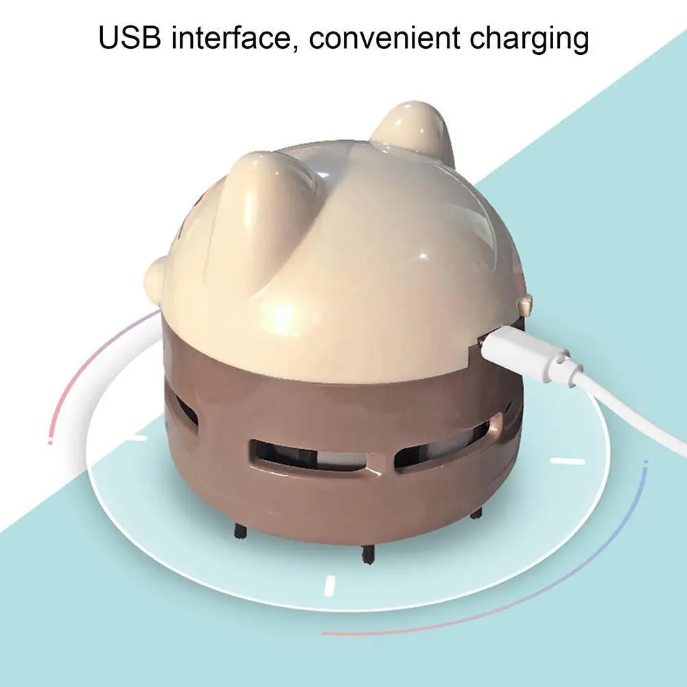 

Cute Cartoon Pet Keyboard Vacuum Cleaner Charg Eraser Dust Desktop Handheld Cleaner Vacuum Remover Cleaner Wireless Dust Sm C9P1