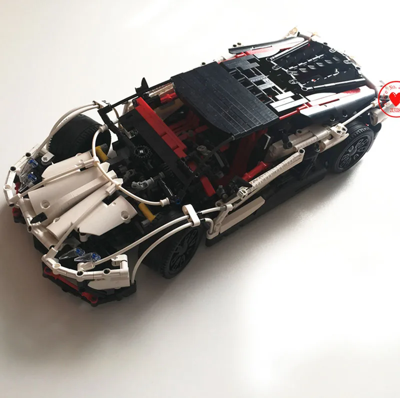 Новый Technic гоночный автомобиль тип хэтчбек R Набор legglys MOC-2695 technic модель