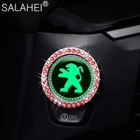 car one click start ignition ring decor decal for peugeot gt 206 207 208 301 307 308 407 507 508 408 308 406 2008 5008 3008 4008