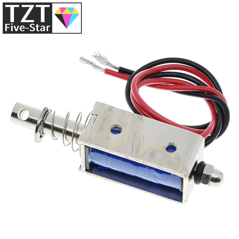 TZT JF-0530B 6 в 12 В 24 пост. Тока Push &amp Pull Тип открытая рама электромагнит сила удержания