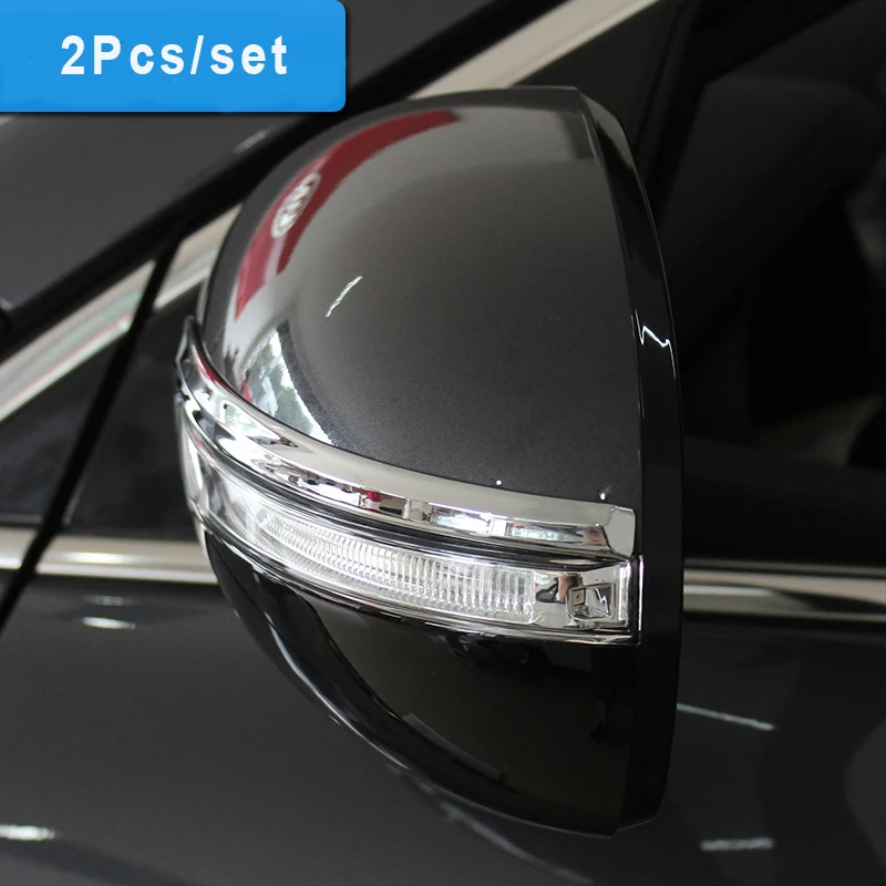 АБС-пластик хромированные боковые зеркала заднего вида Обложка для 2015-2018 2019 2020 Kia