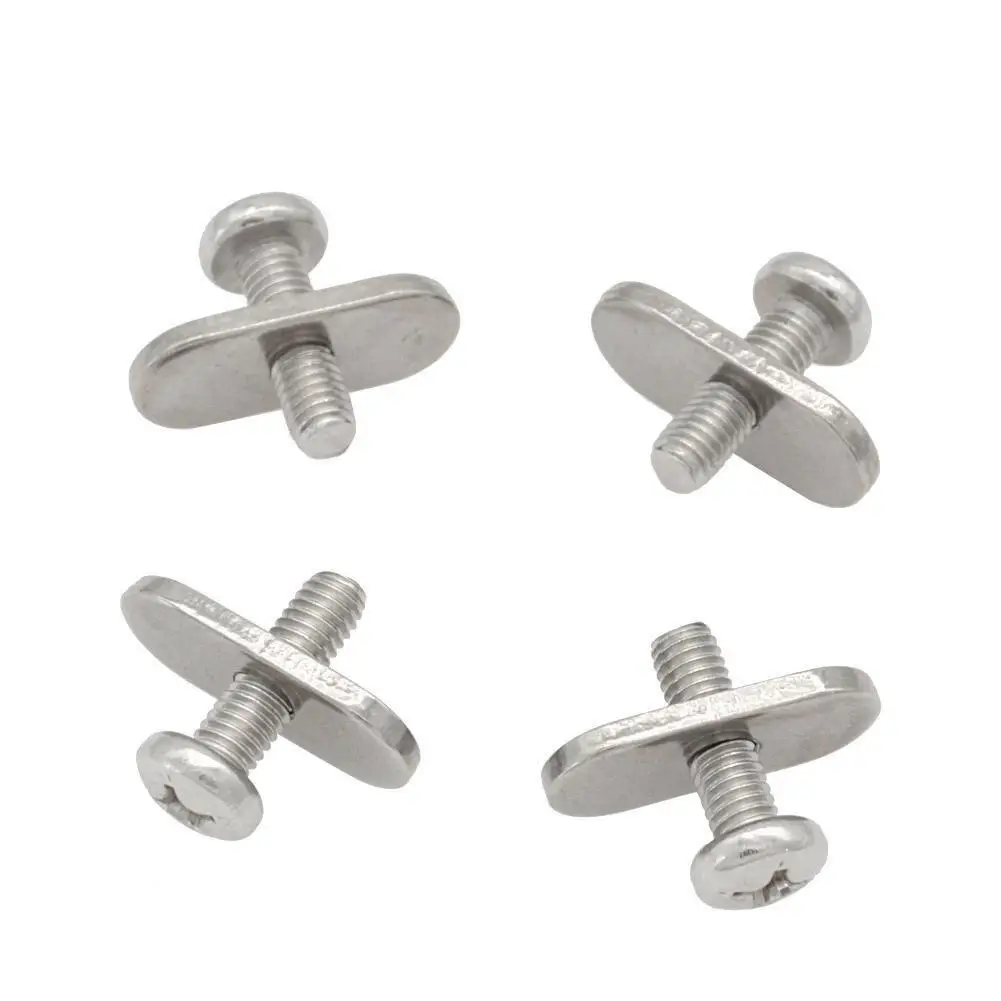 

4 Sets Stainless Steel M6 Screws + Nuts Kayak Track/Rail Mounting Fittings
