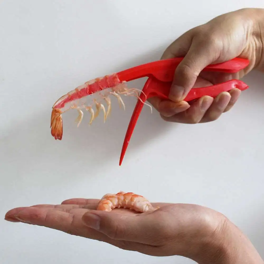 

10pcs Shrimp Stripper Seafood Tools Shrimp Shell Remover Ergonomic Handle Shrimp Peeler Convenient Supplies
