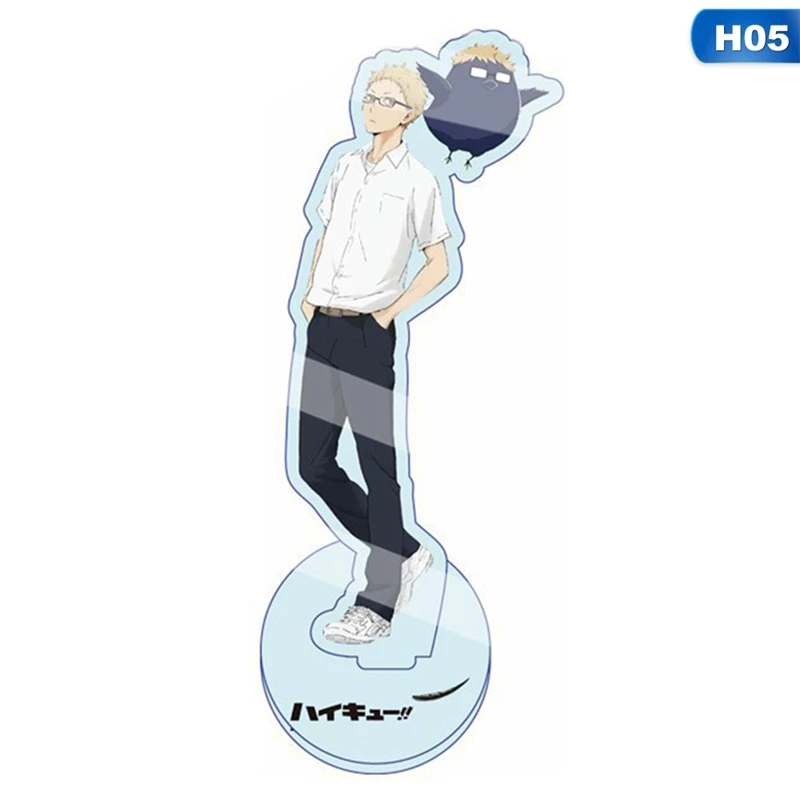 Аниме Haikyuu! Акриловая настольная подставка фигурки модели волейбол подростковые