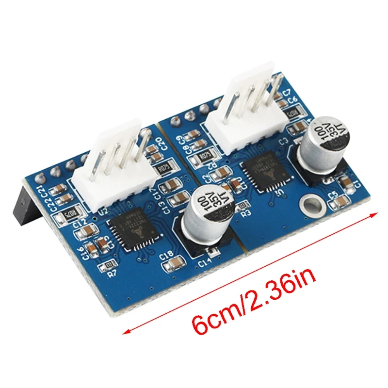 Двухводный канальный модуль расширения с шаговым двигателем TMC2224 для замены