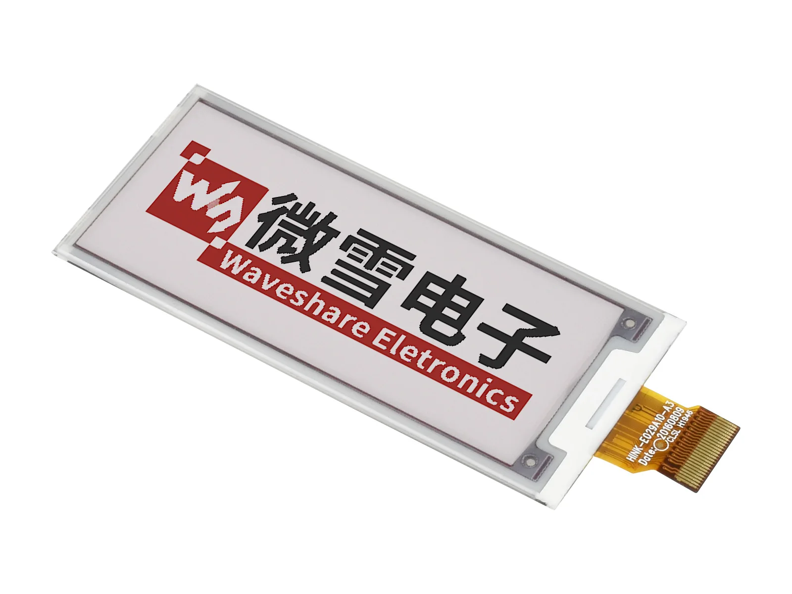 Waveshare 2 9 дюймовый E Ink сырьевой дисплей красный черный белый трехцветный paper SPI