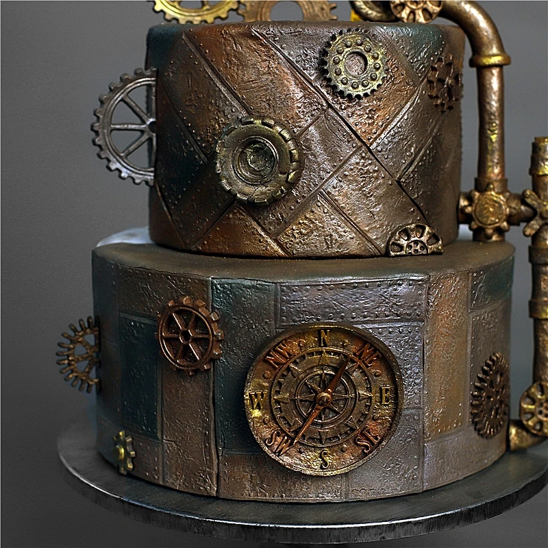 Стимпанк Механический Шестерни винт тиски трубы в форме гаечного ключа изделия