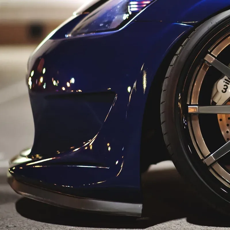 Универсальный Спойлер защита для автомобиля передний бампер разветвитель губ