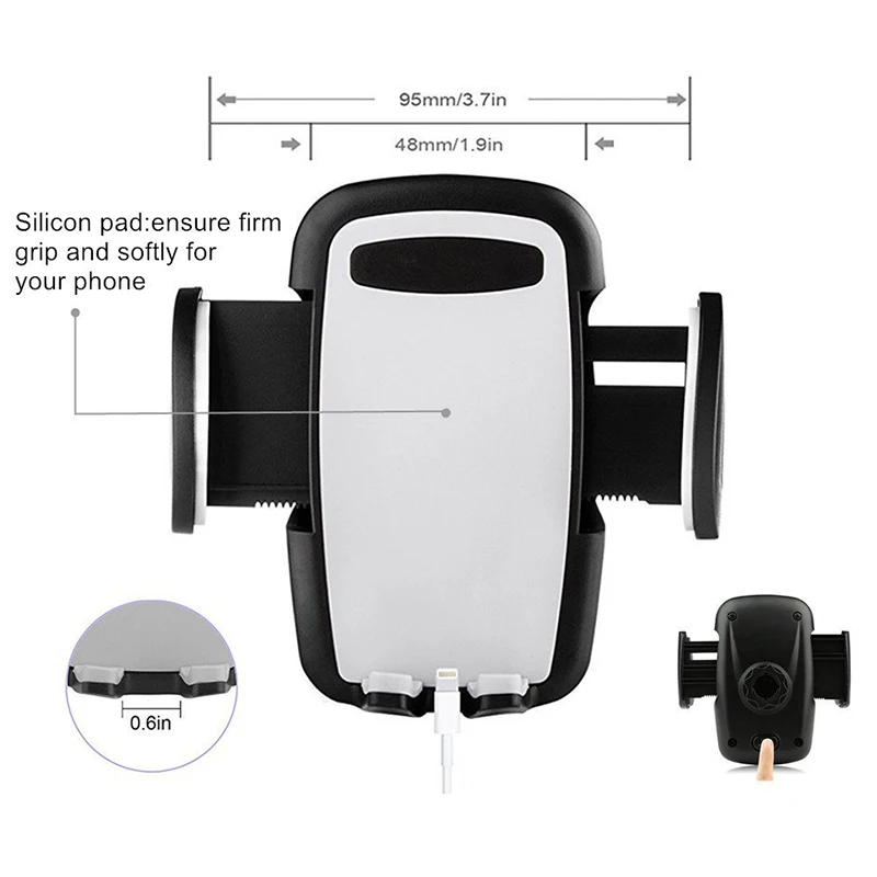 car phone holder mobile phone support telephone car holder stand long arm windshield mount fo iphone 11 pro max 12 pro max 12min free global shipping