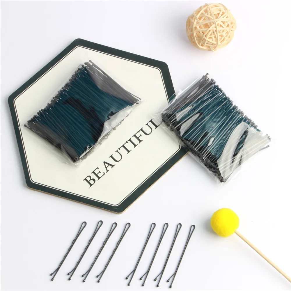 Заколка для волос маленькая черная 100 шт./лот |