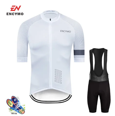 

Ciclismo Cycling Jersey Clothes Bib Shorts Set Gel Pad Mountain Cycling Clothing Suits Outdoor Mtb Bike Wear 2021 ENCYMO