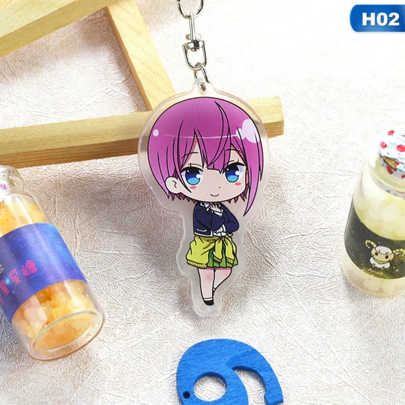 Gotoubun no Hanayome Nakano Ichika Nino Miku Yotsuba Itsuki брелок акриловая фигурка подвеска Подвески