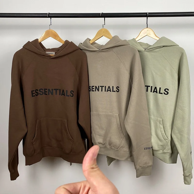 

20FW SAGE MOSS Brown New Color Hoodies Sweatshirts essentials kanye west jerry lorenzo loose ovesized Hoodies cotton 2021