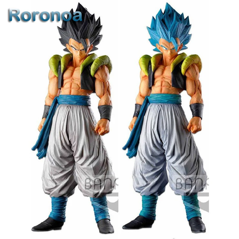 Roronoa 34 см Оригинал Banpresto D B супер из мультфильма Dragon Ball Gogeta ВСГУ SSJ Бог PVC фигурку