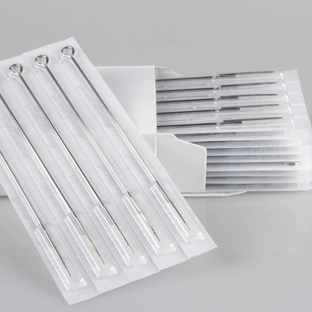 50Pcs Tattoo Needle 3RL 5RL 7RL 9RL 11RL 13RL 14RL 15RL Disposable Assorted Sterile Professiona Needles 0.3mm тату | Красота и