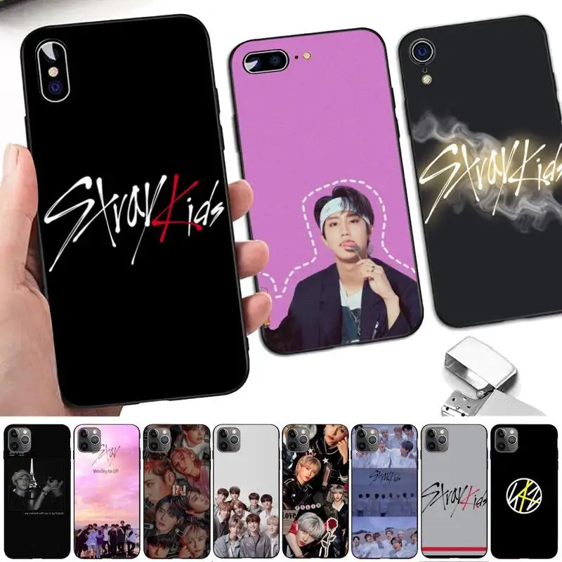 

Stray Kids Phone Case for iphone 13 8 7 6 6S Plus X 5S SE 2020 XR 11 12 pro XS MAX