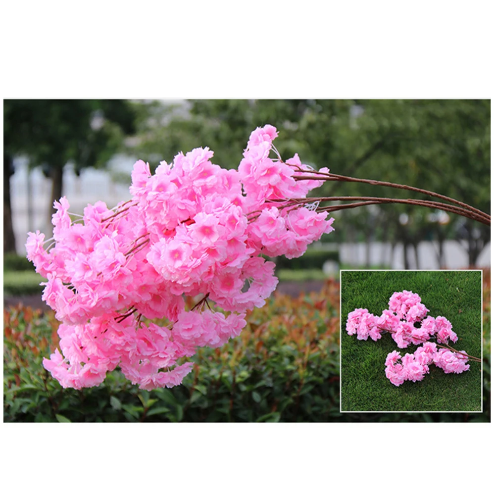 

Artificial Cherry Blossom Flower Branch Flowers Arrangements For Home Wedding
