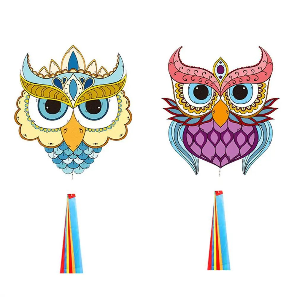 2021 с рисунком Совы из мультфильма воздушный змей &quotСова&quot для детей ветер до high