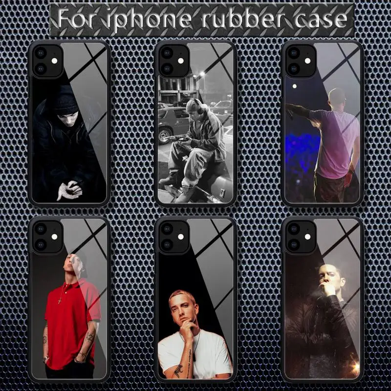 

American rapper Eminem Phone Cases Rubber for iPhone 12 11 Pro Max XS 8 7 6 6S Plus X 5S SE 2020 XR 12 Mini case