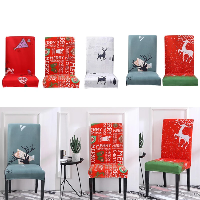 Съемные рождественские фотообои с рисунком для дома обеденный стул
