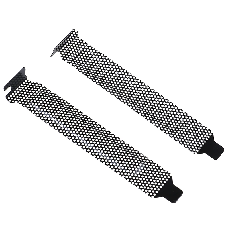 

New 10Pcs/lot Black Hard Steel Dust Filter Blanking Plate PCI Slot Cover