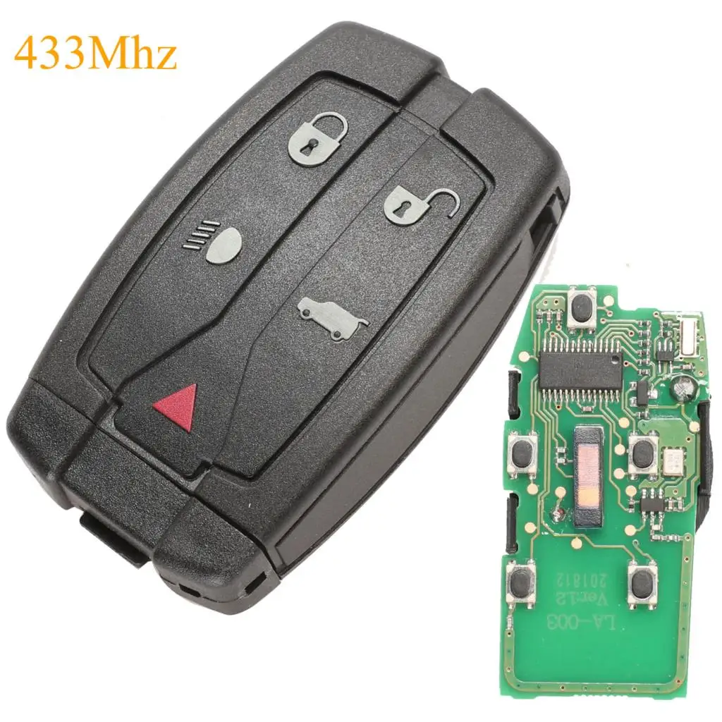 

Смартфон jingyuqin с 5 кнопками, 433 МГц для Land Rover для Range Rover Freelander 2 LR2 Sport